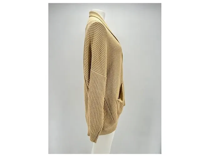 Autre Marque MONICA CORDERA Tejido T.FR Talla Única Algodón Beige 
