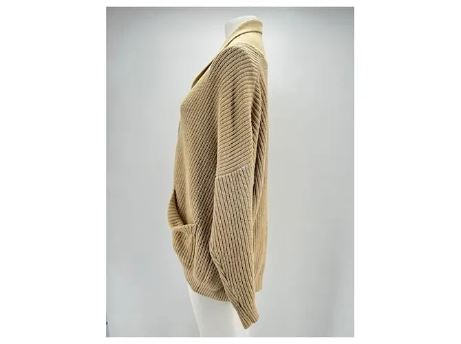 Autre Marque MONICA CORDERA Tejido T.FR Talla Única Algodón Beige 