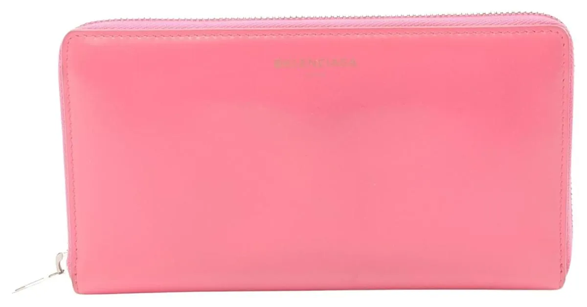 Balenciaga Continental Zip Around Rosa 