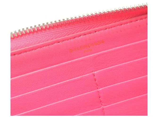 Balenciaga Continental Zip Around Rosa 