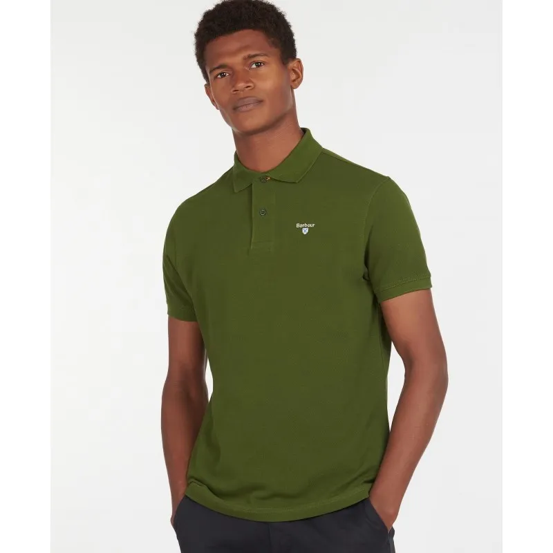Barbour Sports Polo Rifle green