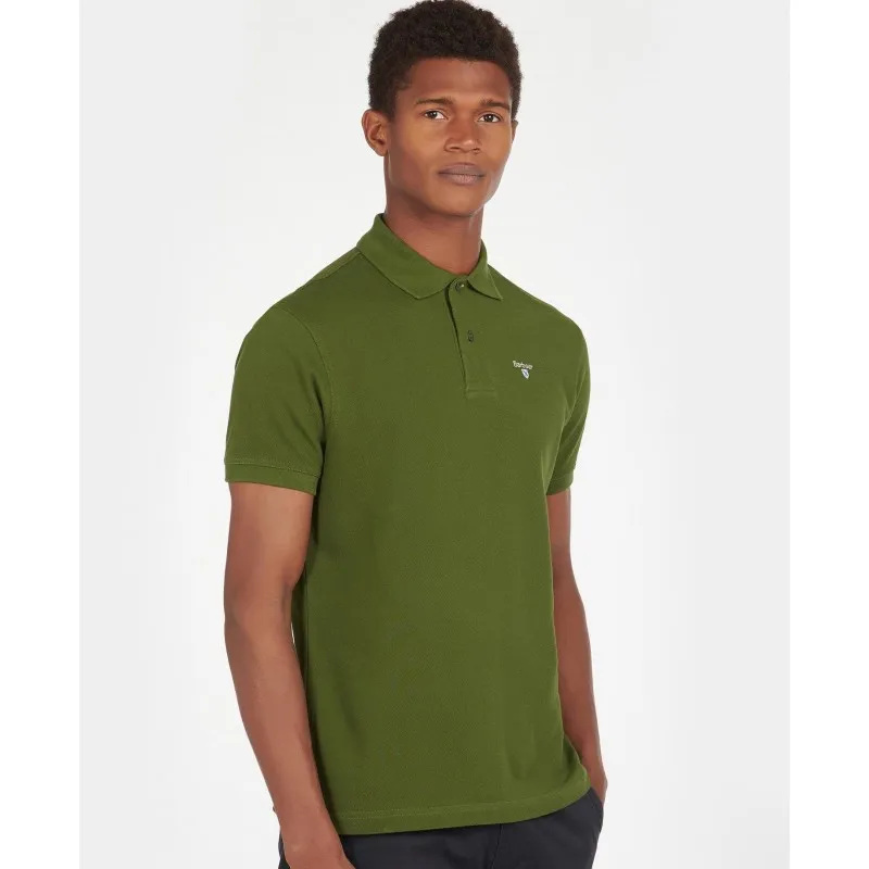 Barbour Sports Polo Rifle green