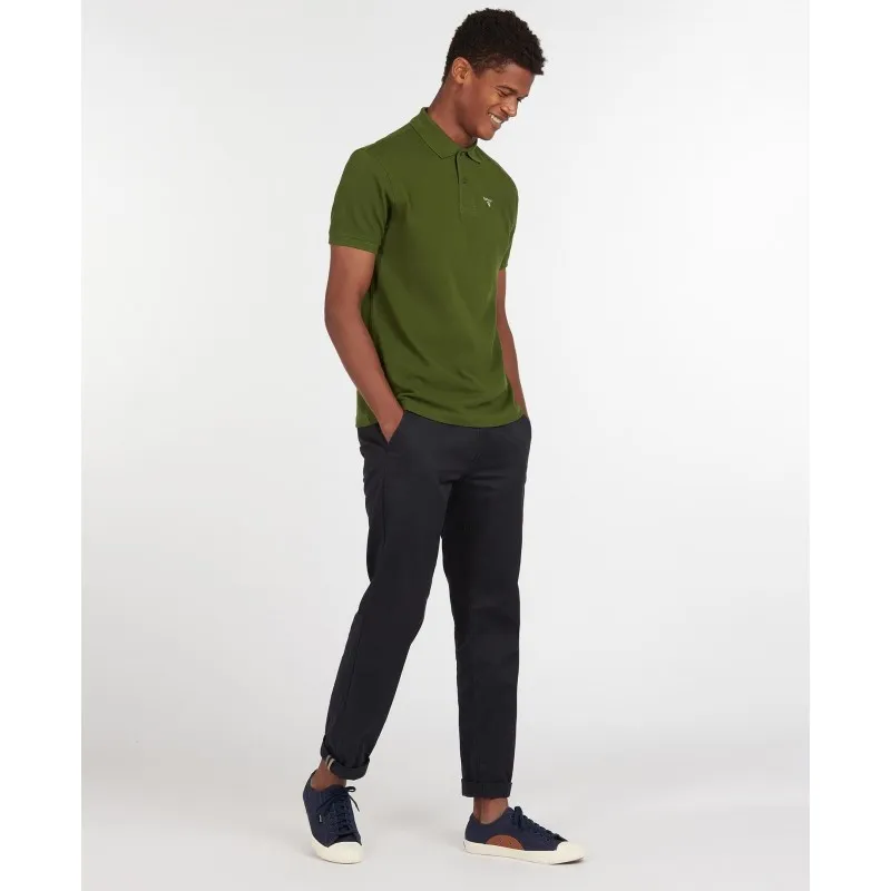 Barbour Sports Polo Rifle green