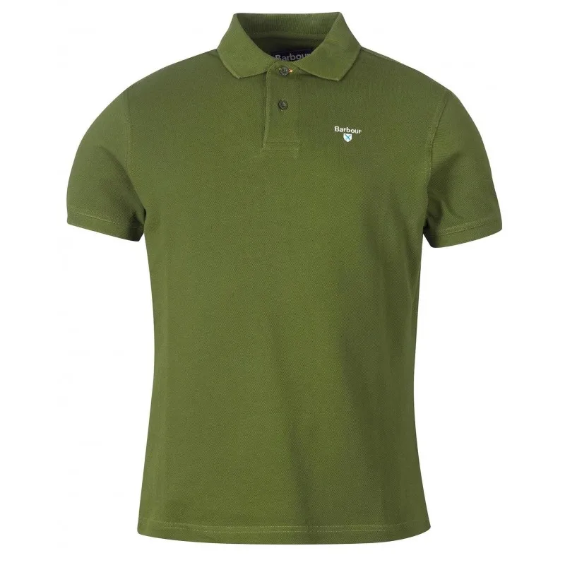 Barbour Sports Polo Rifle green