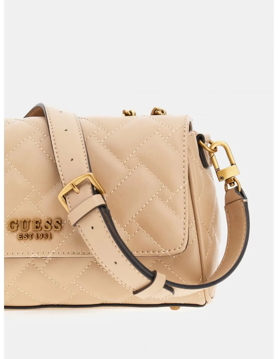 Bolso bandolera Gracelynn pespunteada de Guess