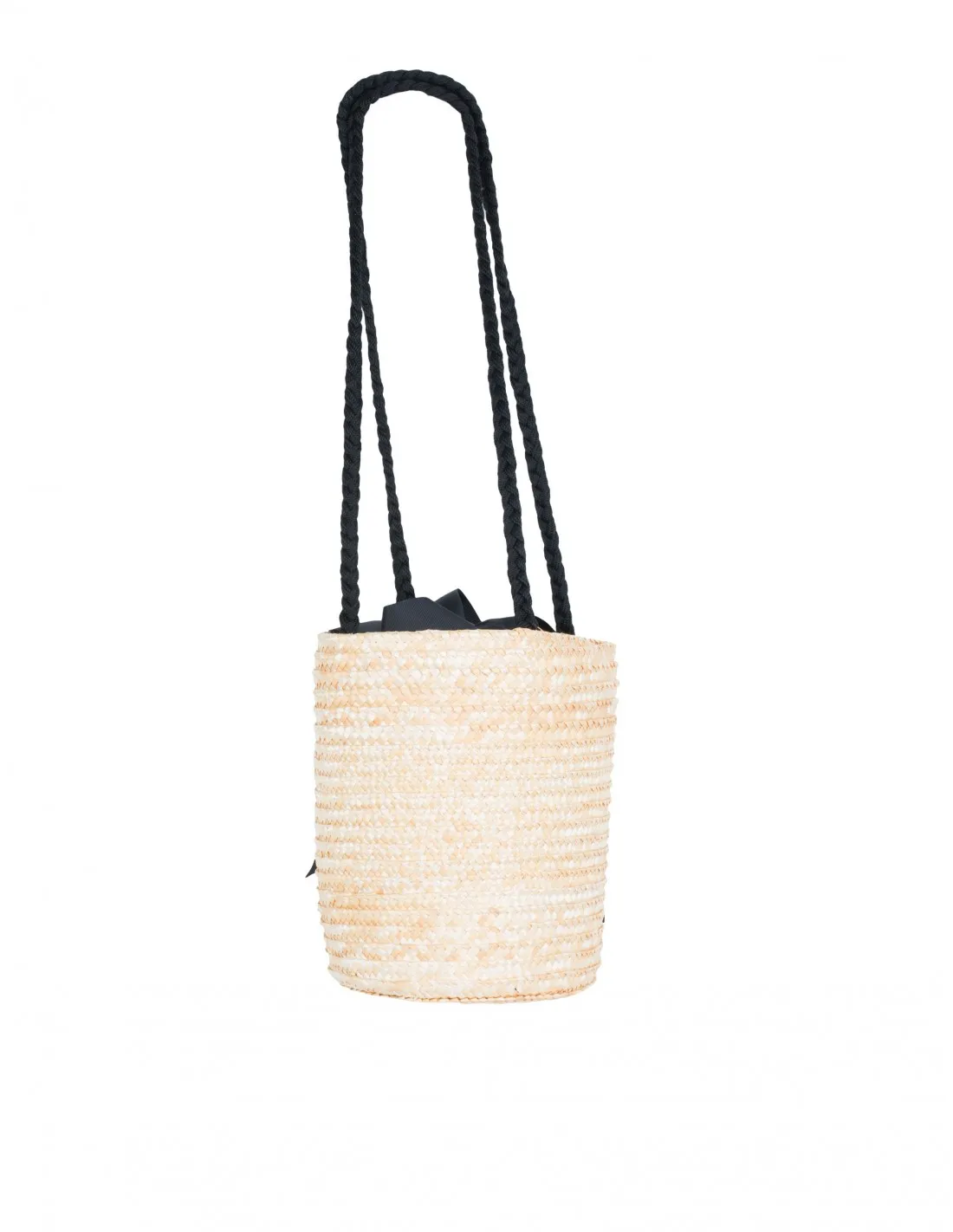 Bolso Cubo Rafia Lazo