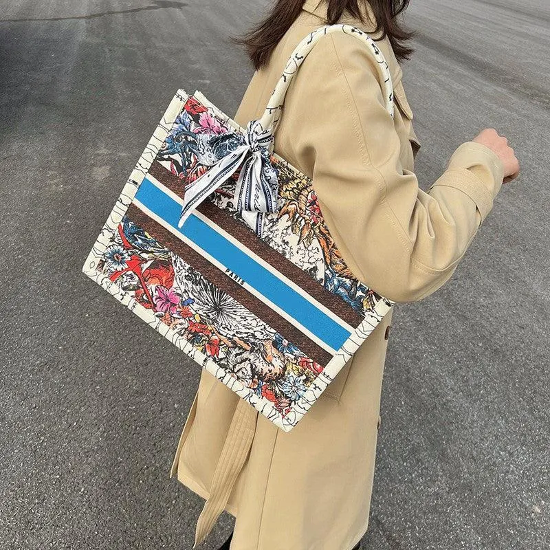 Bolso estampado de hombro