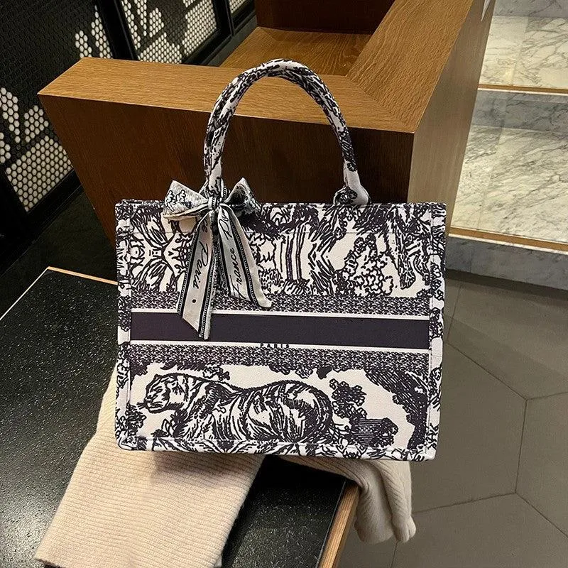 Bolso estampado de hombro