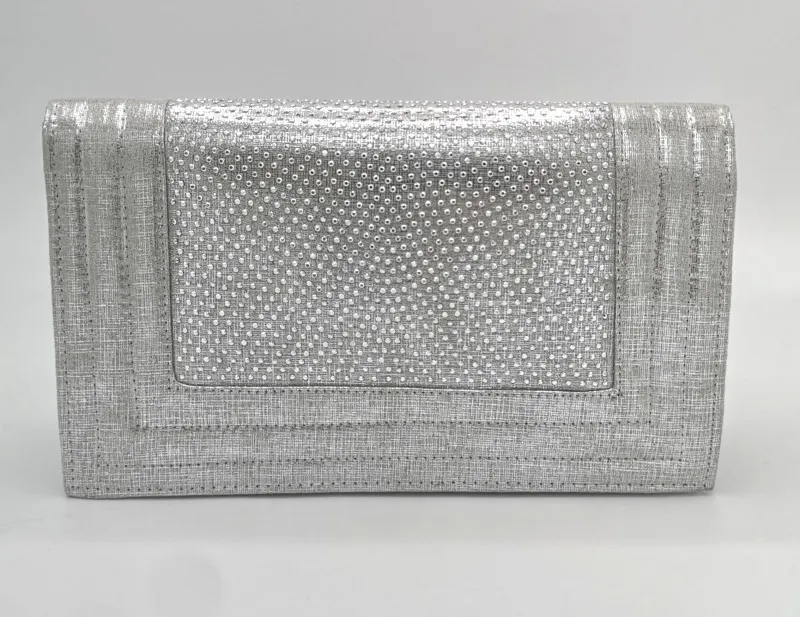 BOLSO GLAMOUR PLATA