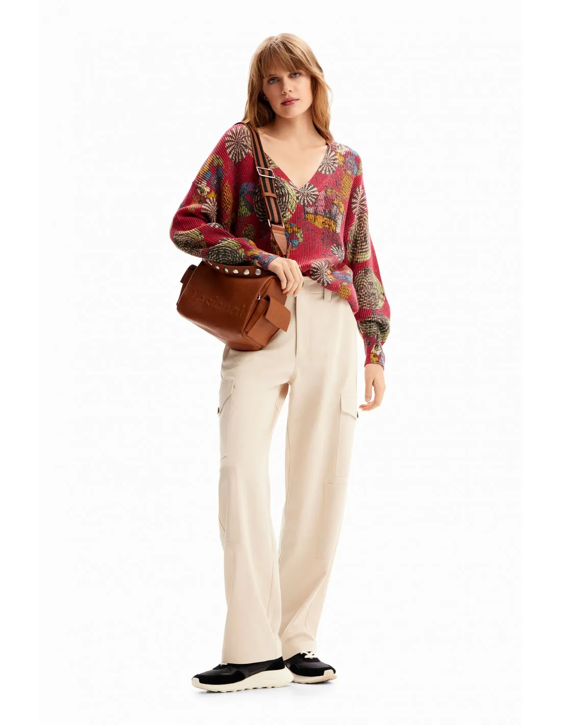 Bolso mediano Half logo Habana de Desigual