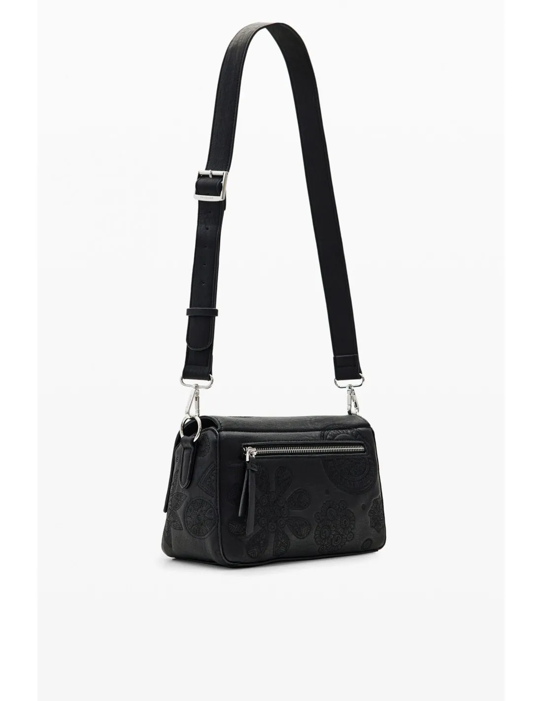 Bolso S bordado tachuelas de Desigual