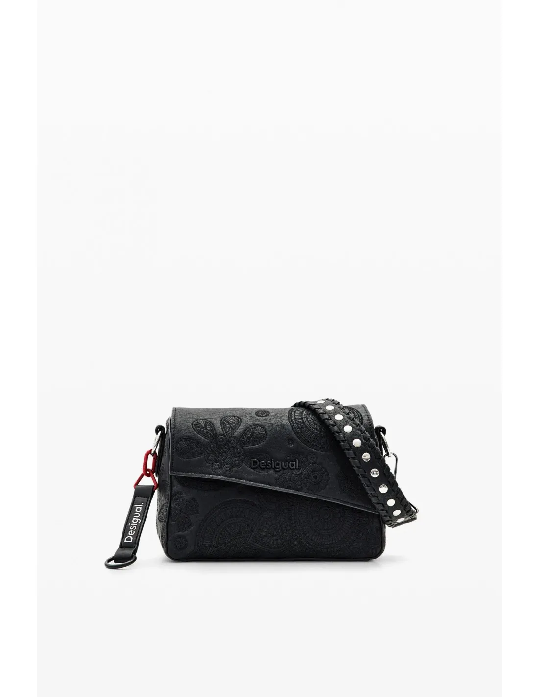 Bolso S bordado tachuelas de Desigual