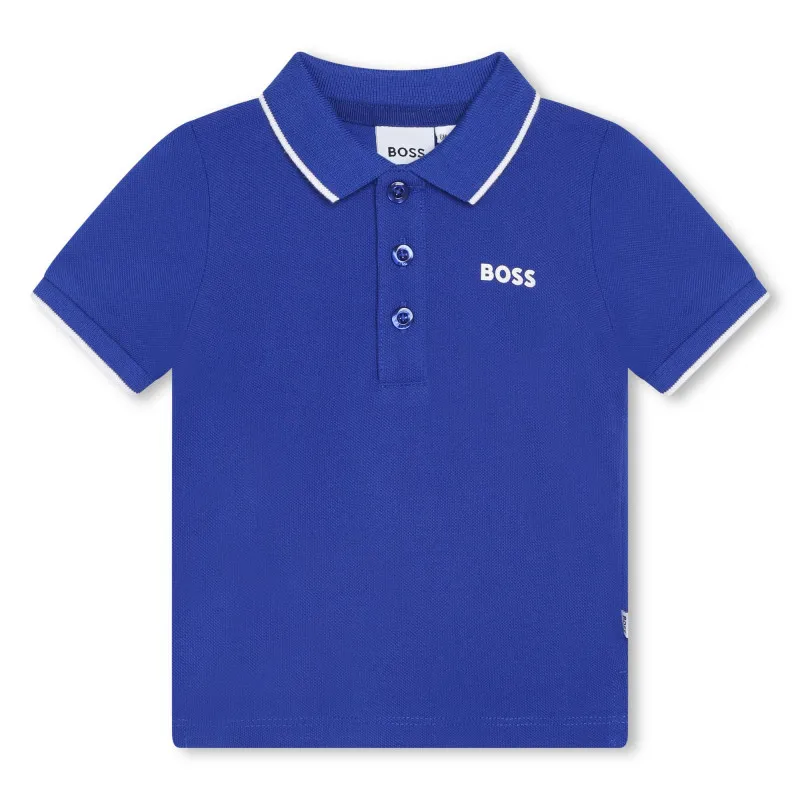 BOSS Polo algodón de manga corta