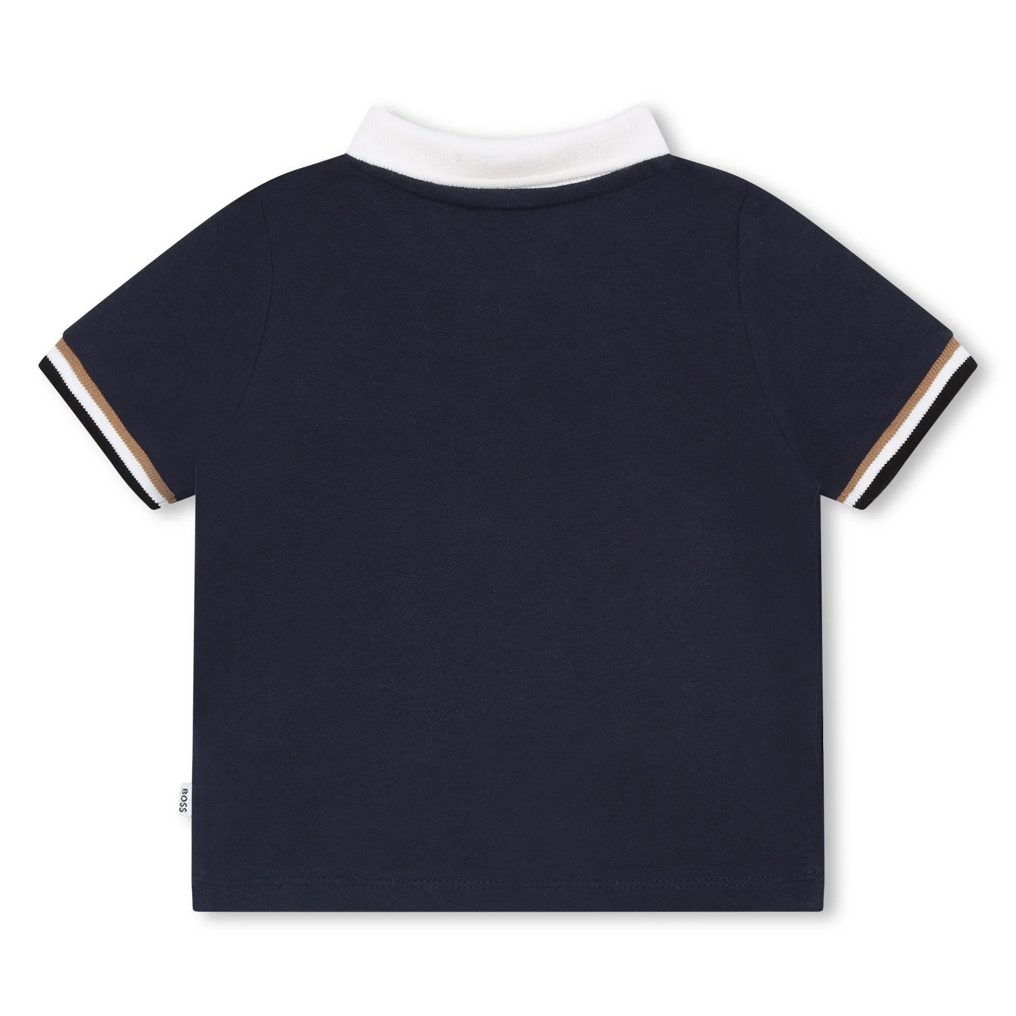 BOSS Polo piqué de algodón con logo