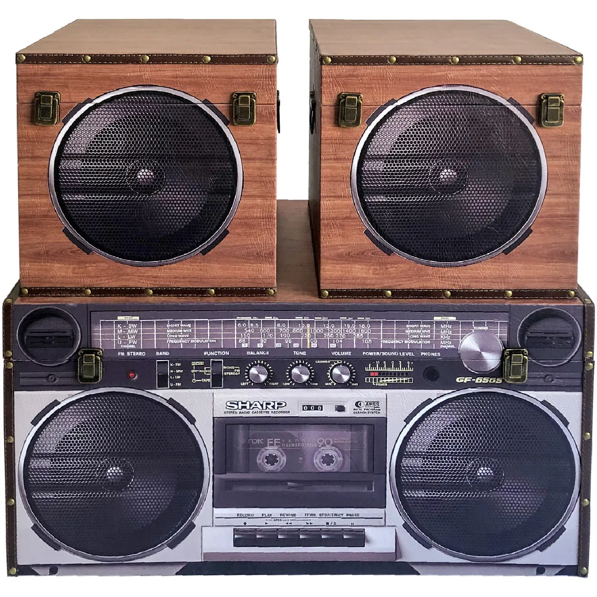 Cajas reproductor altavoz 3 Unidades
