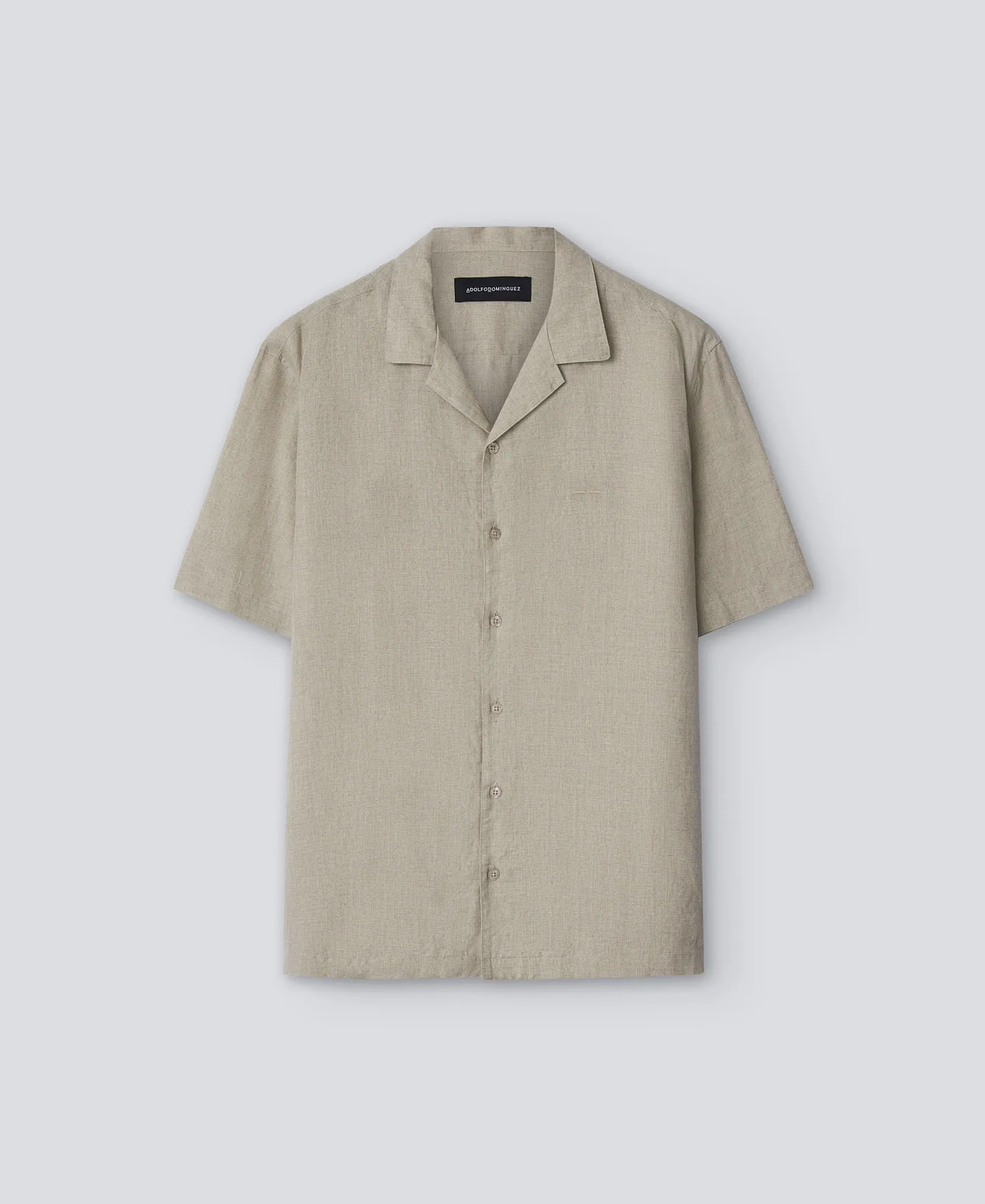 Camisa tejido efecto denim hombre