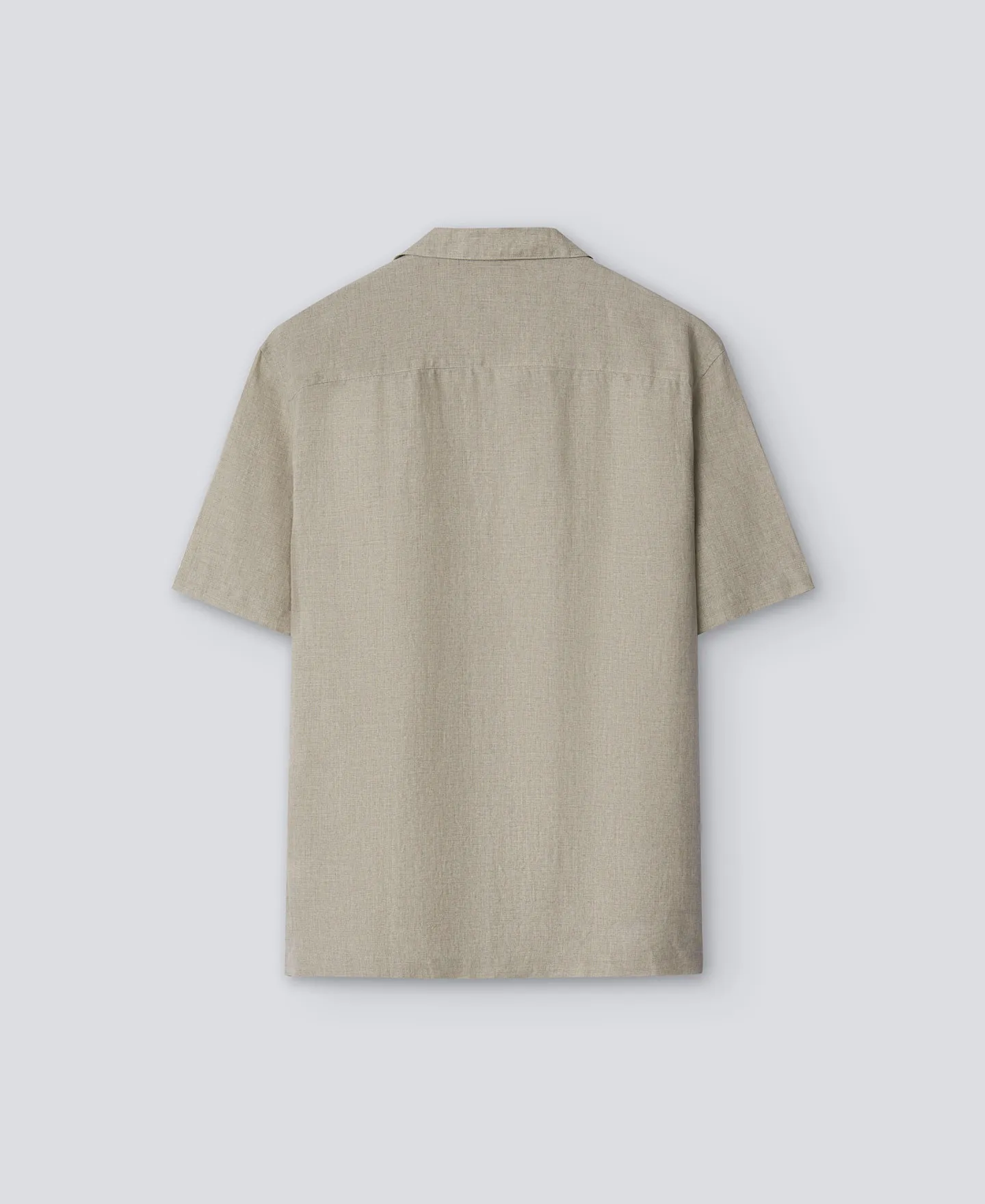 Camisa tejido efecto denim hombre