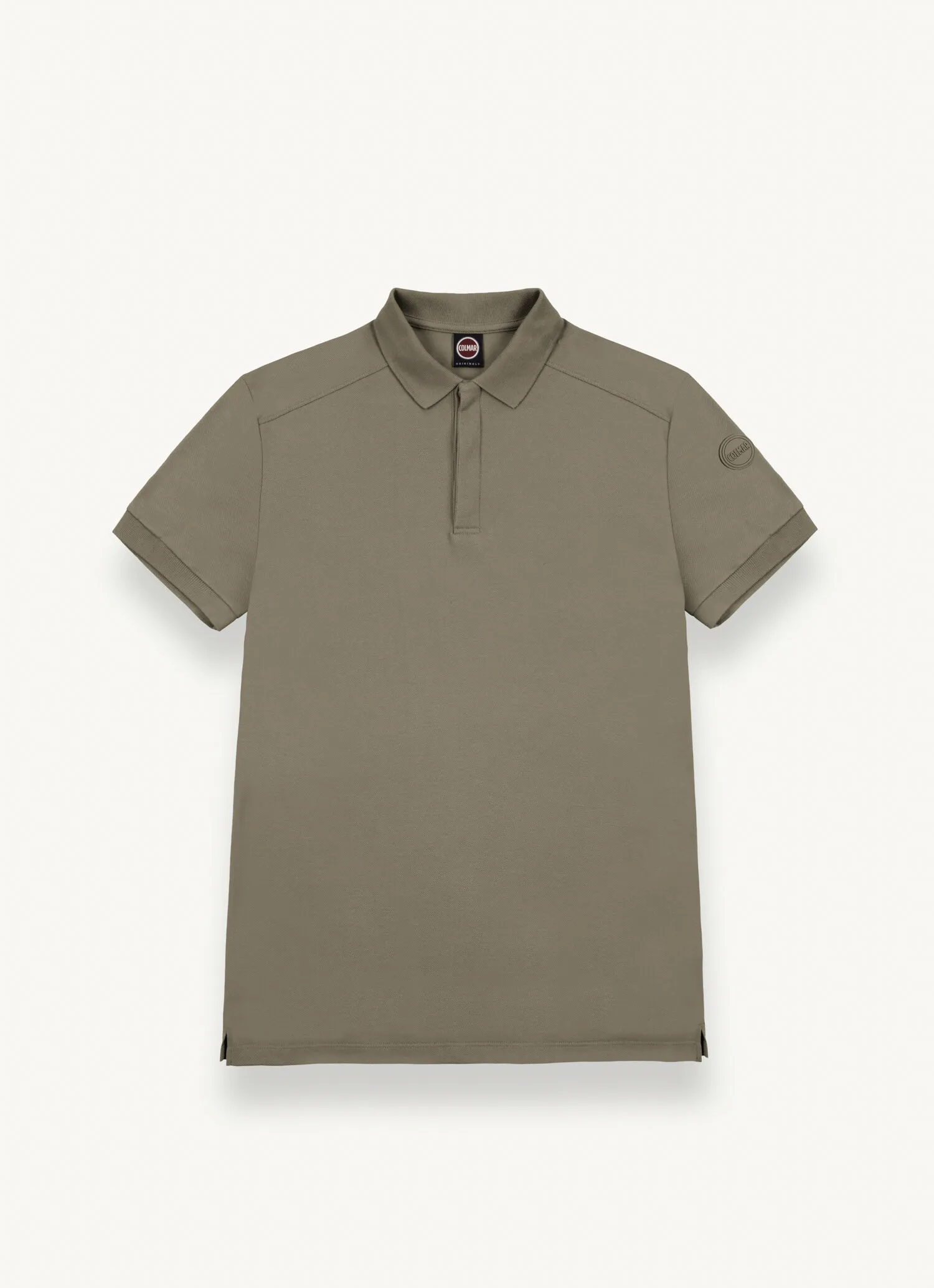 Camiseta de manga corta en tejido de piqué de algodón