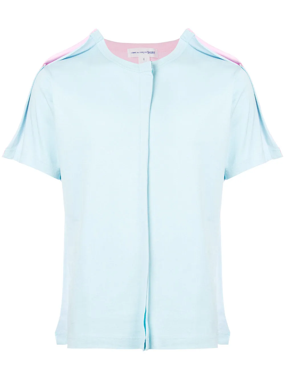 CAMISETA DOBLE BICOLOR ROSA/AZUL