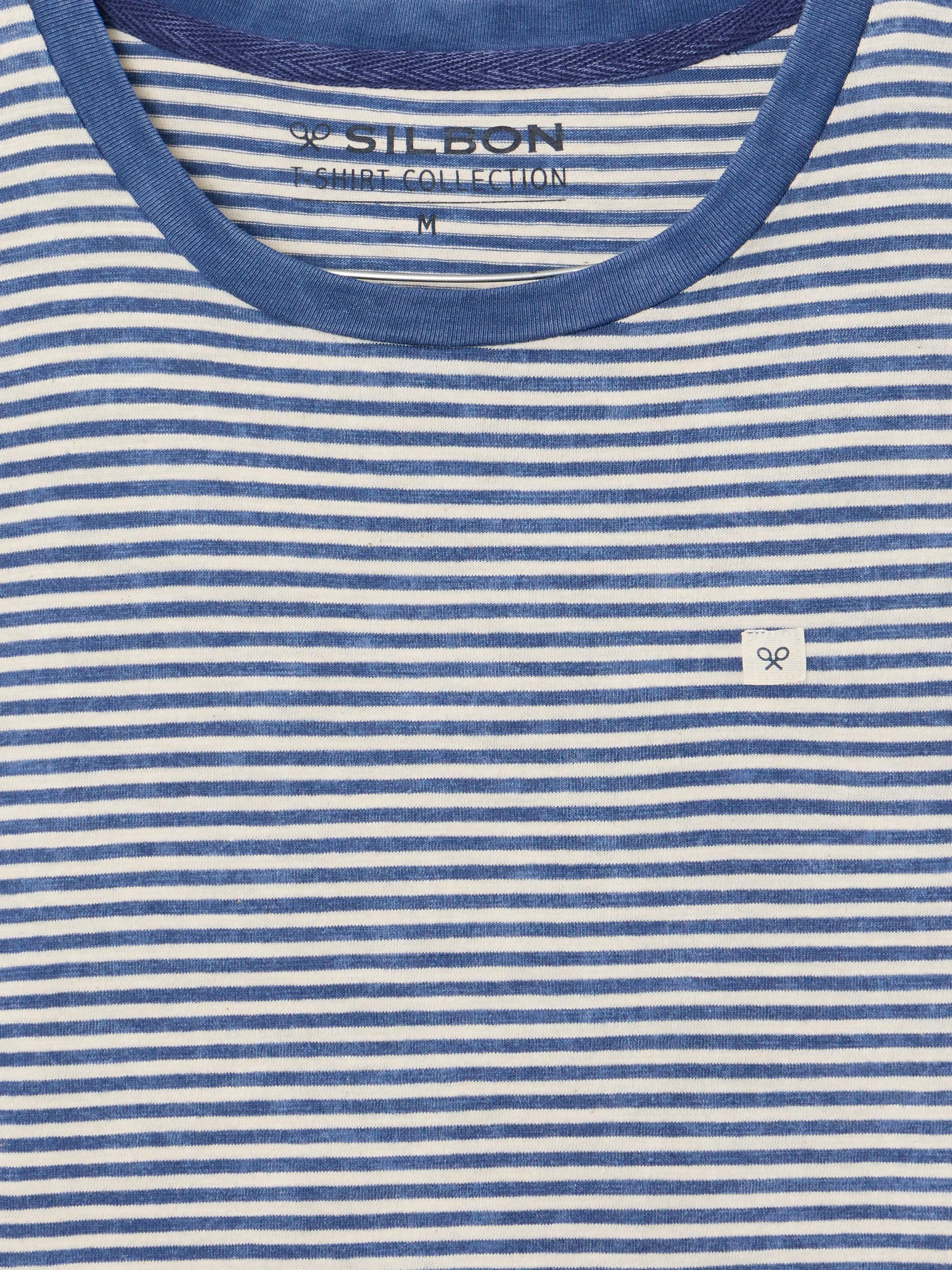 Camiseta rayas nauticas dye azul