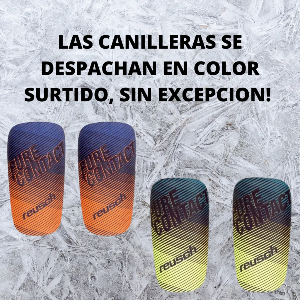 Canilleras Futbol Adulto Pure Contact Reusch x 3 pares!