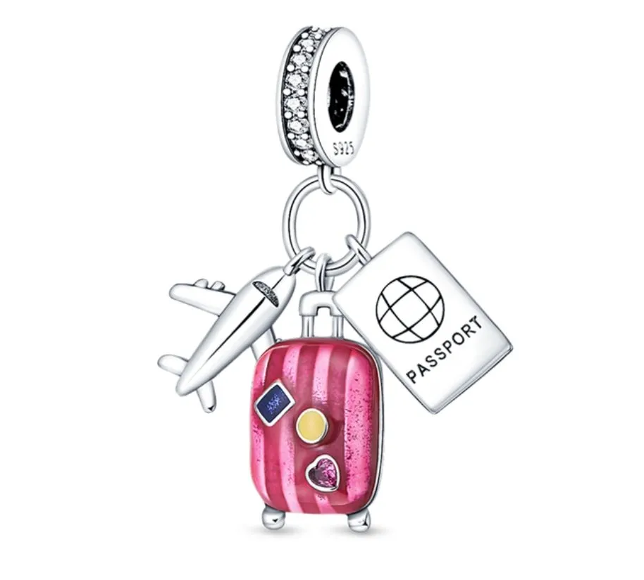 Charm Turismo Maleta Rosa