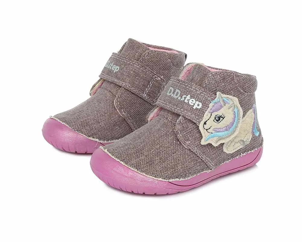 D.D.Step Botines Respetuosos Lona Unicornio