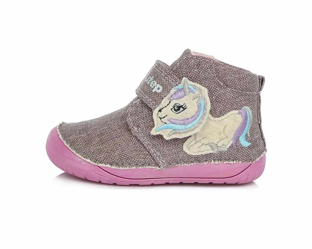 D.D.Step Botines Respetuosos Lona Unicornio