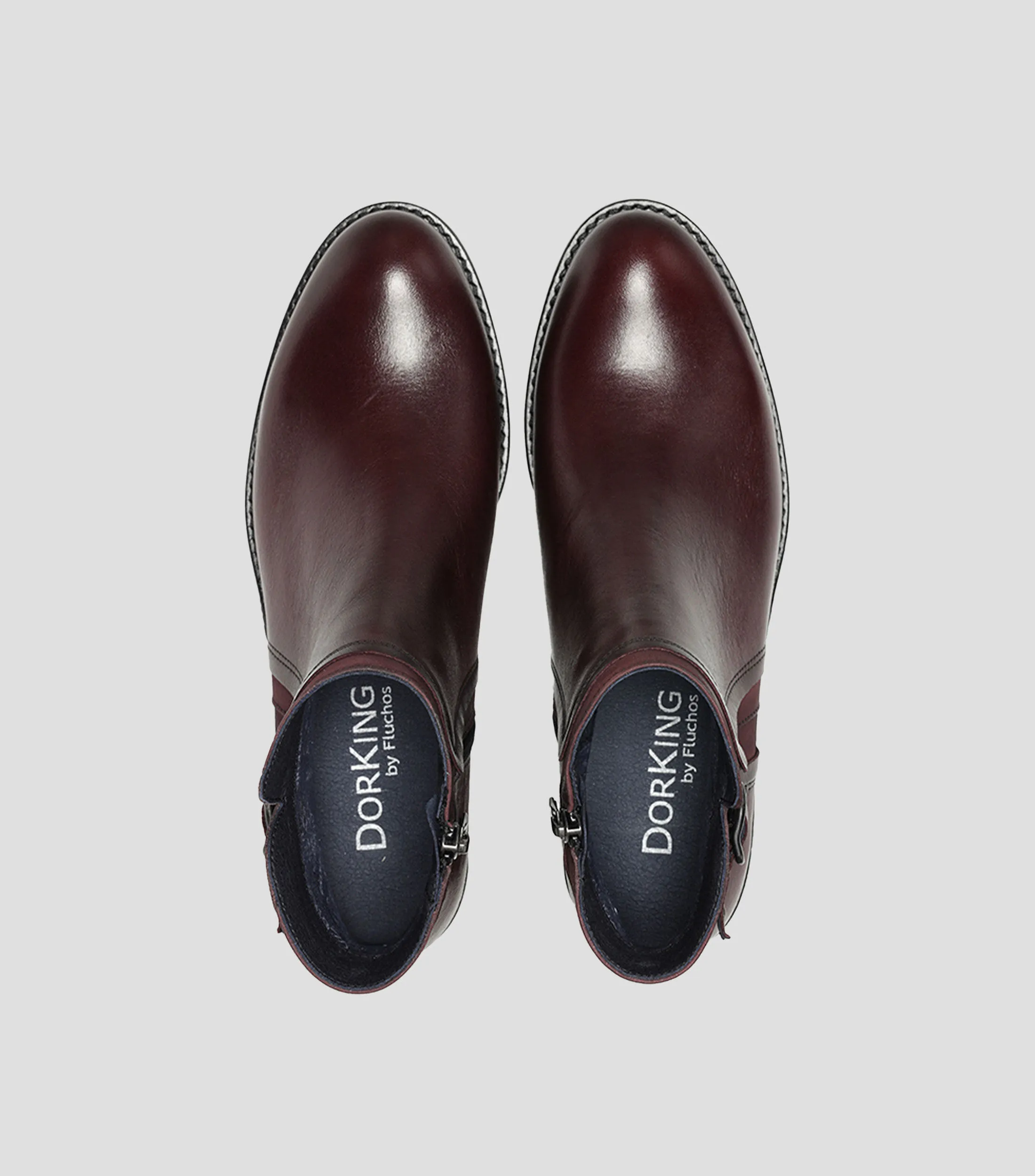 Dorking Botines Tierra en piel Mujer