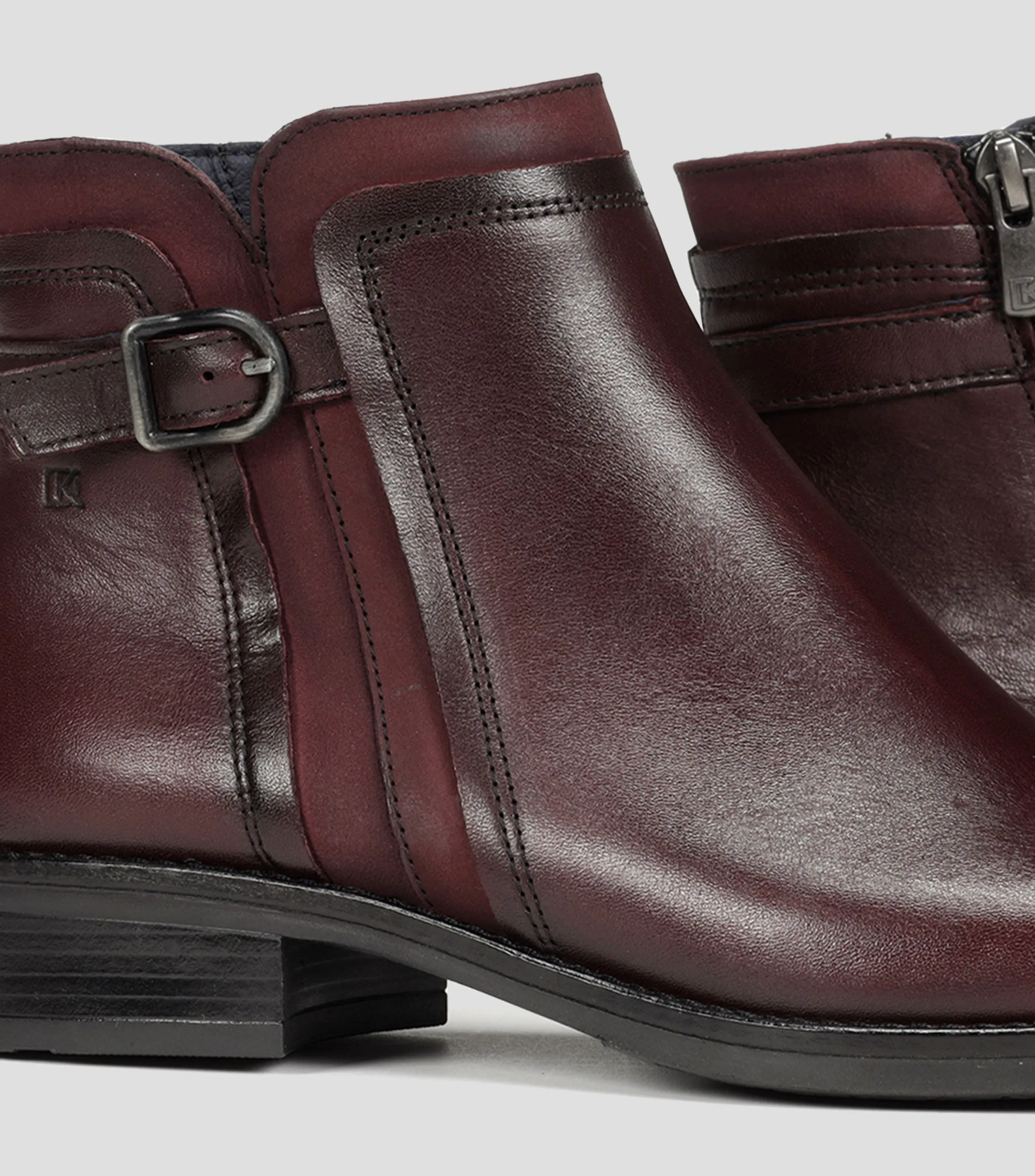 Dorking Botines Tierra en piel Mujer