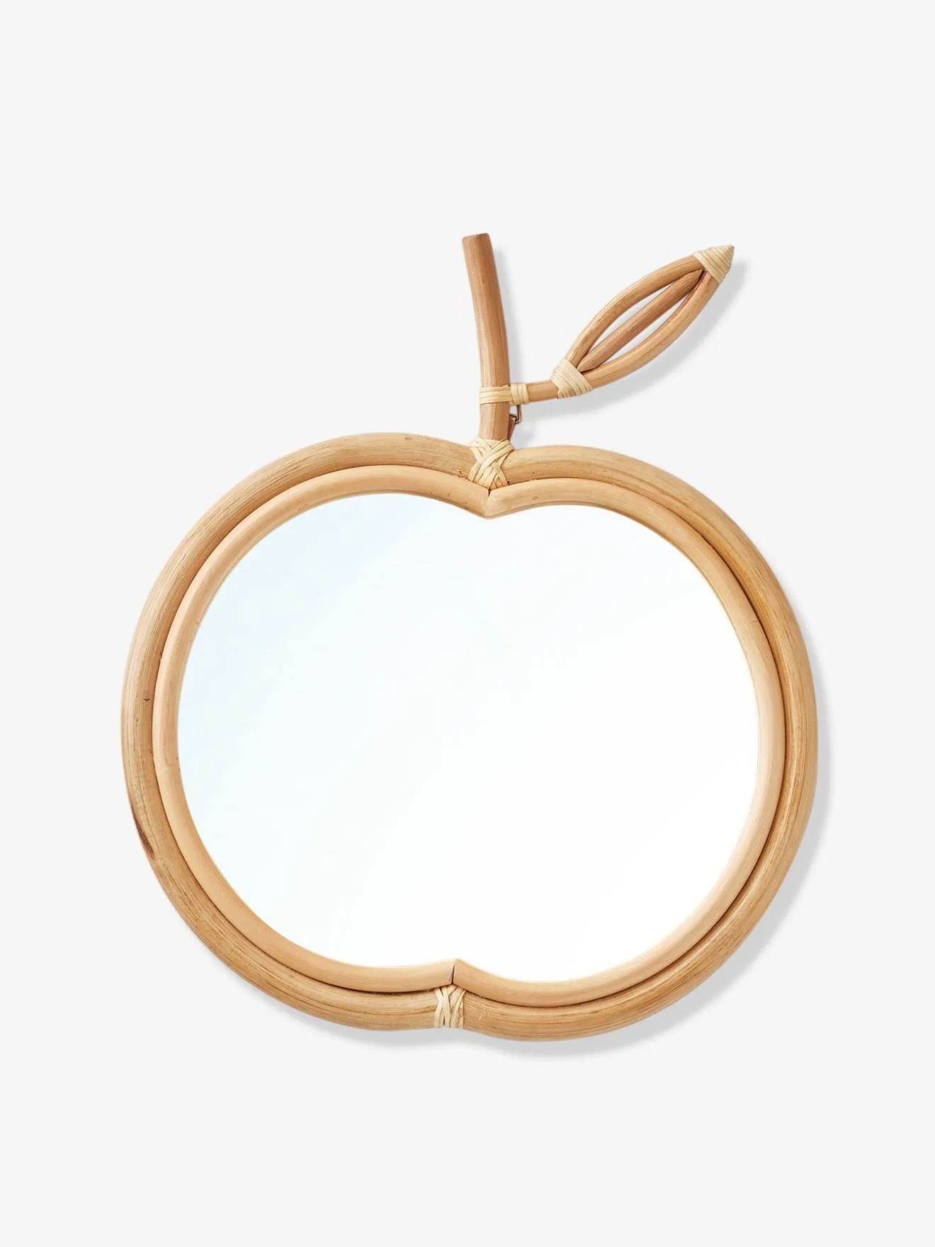 Espejo de ratán Manzana
