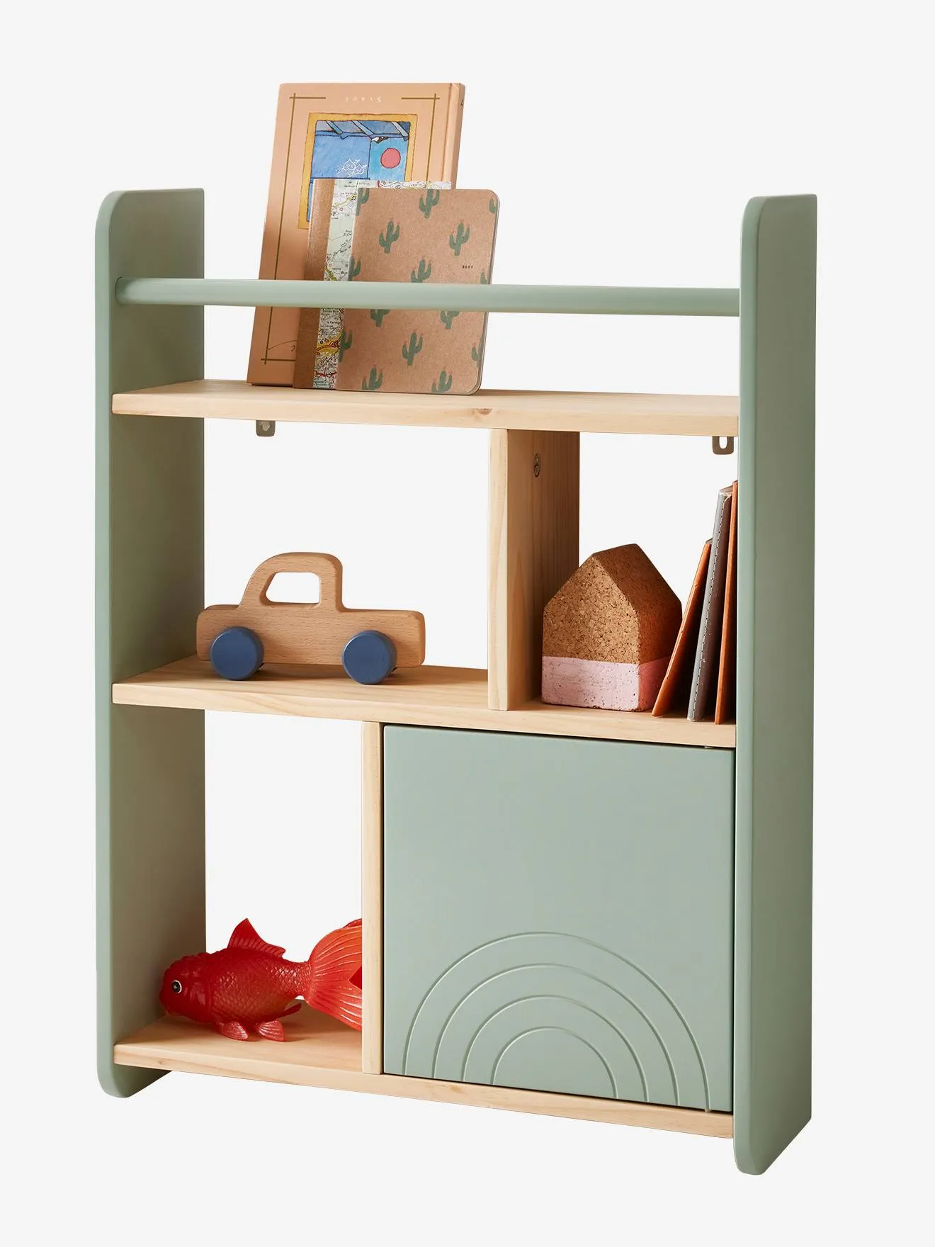 Estantería de madera LÍNEA ARCOÍRIS