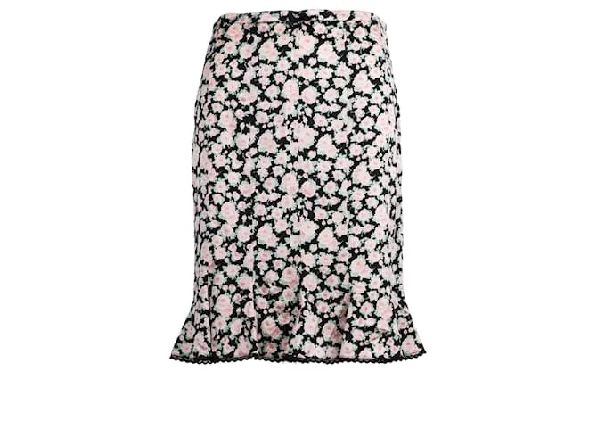 Falda Estampado Floral Blumarine Rosa 