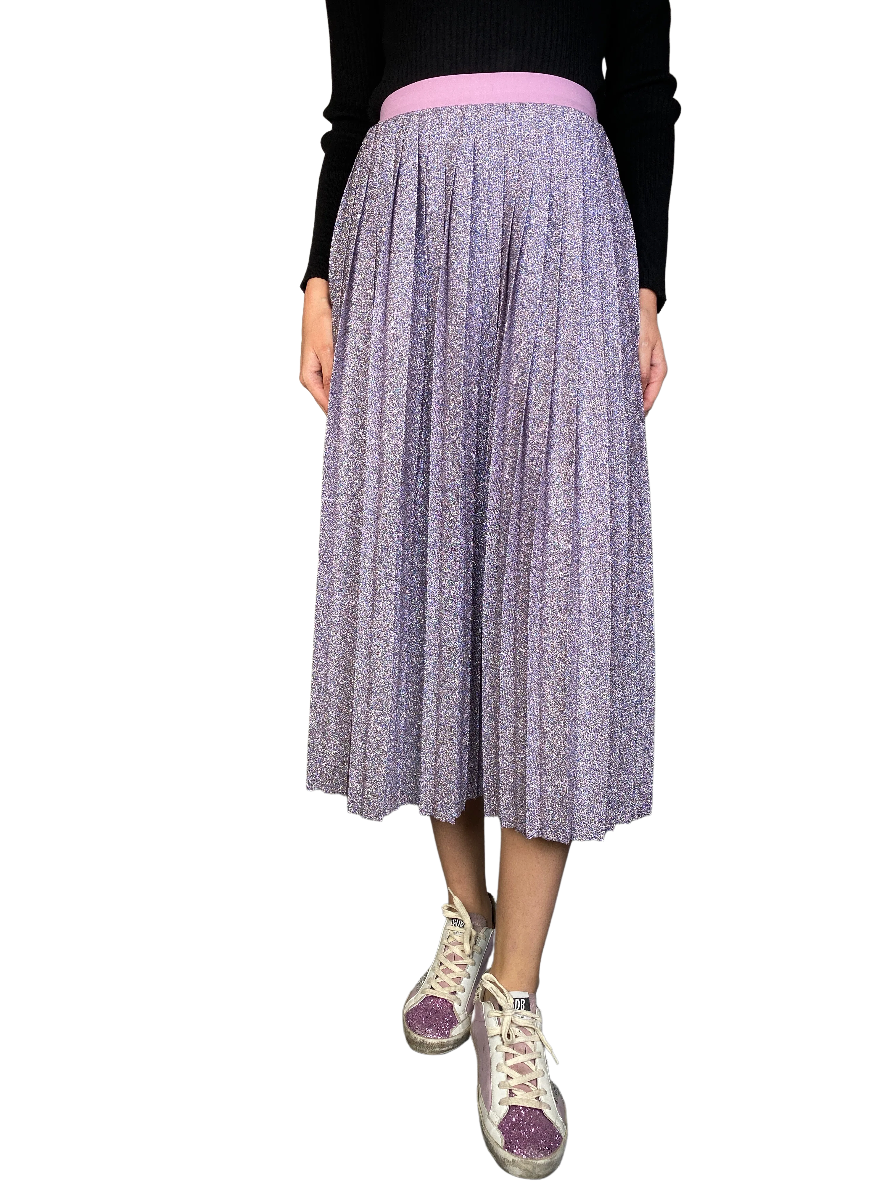 H&M Falda Brillos