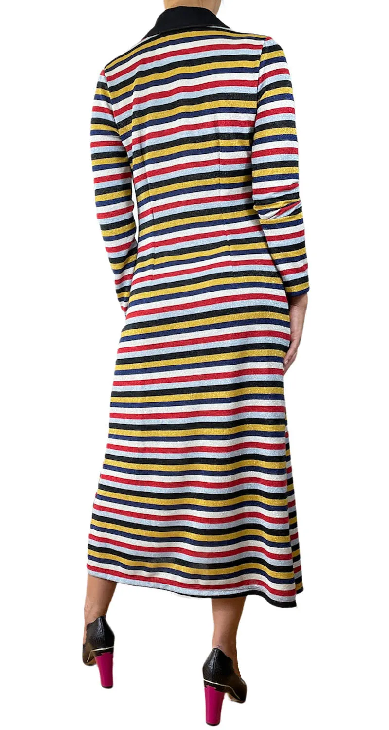 JAZMIN CHEBAR Vestido Rayas Multicolor