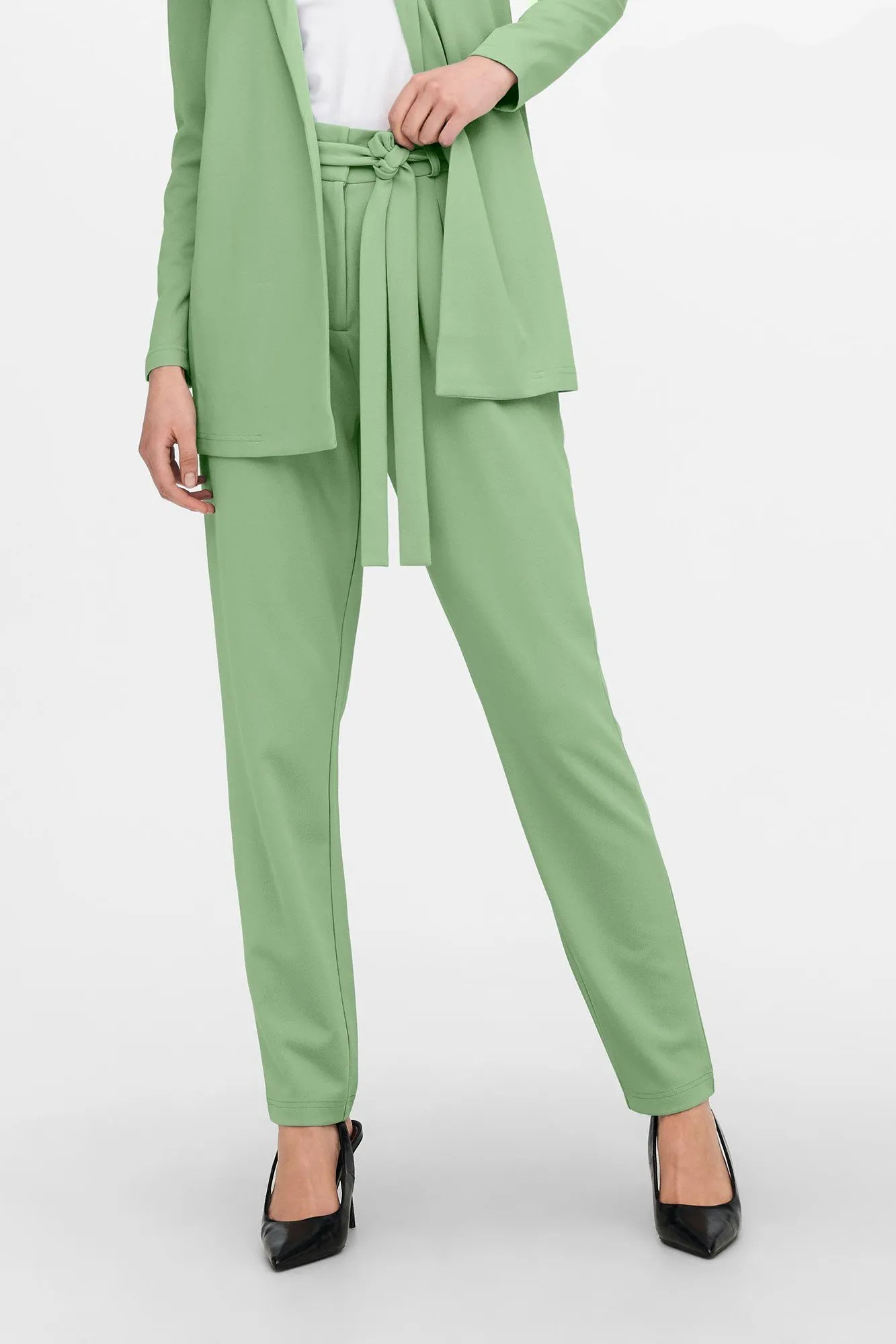 JDY Pantalón recto tiro alto