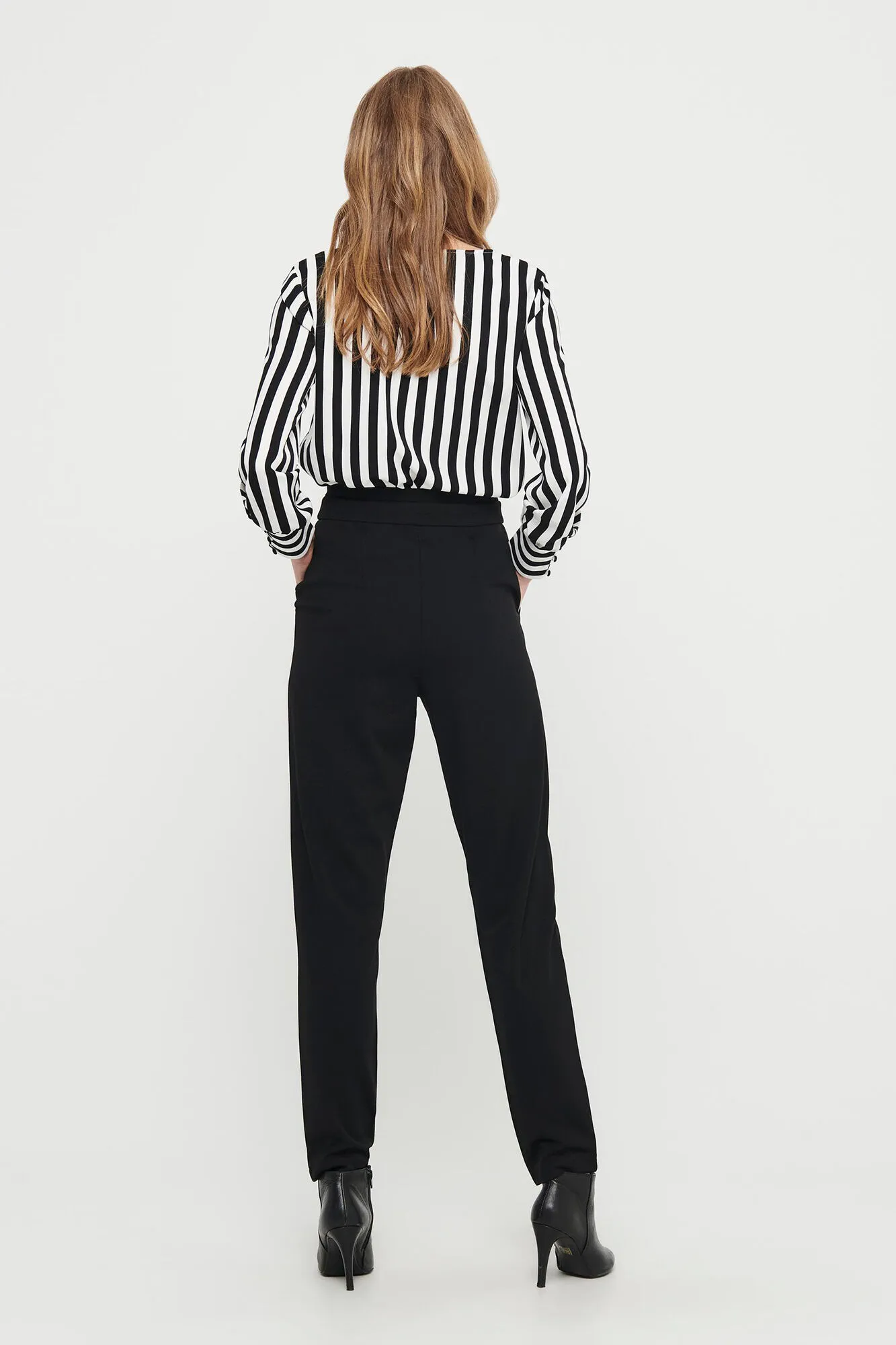 JDY Pantalón recto tiro alto