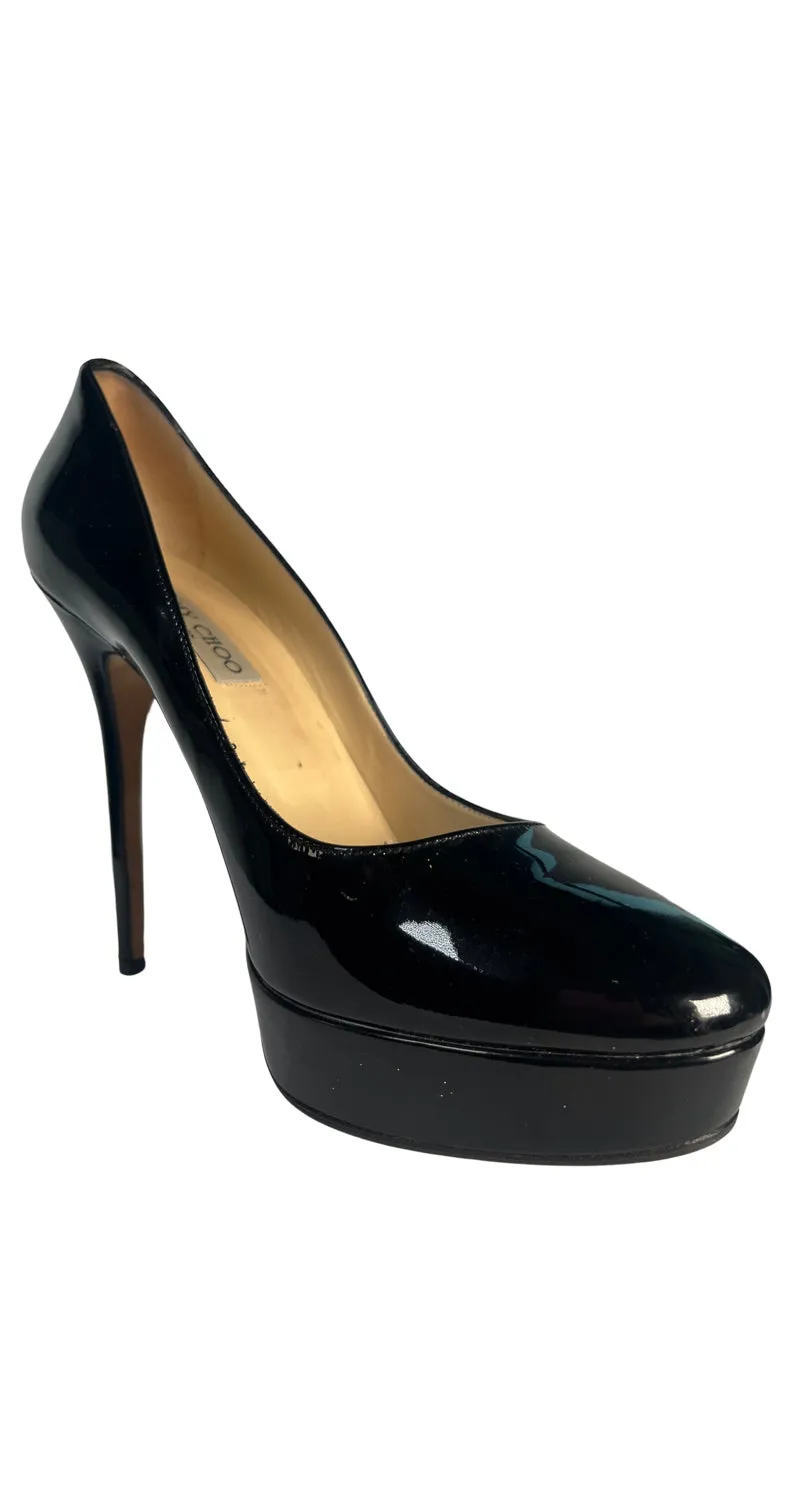 JIMMY CHOO Taco Alto Charol