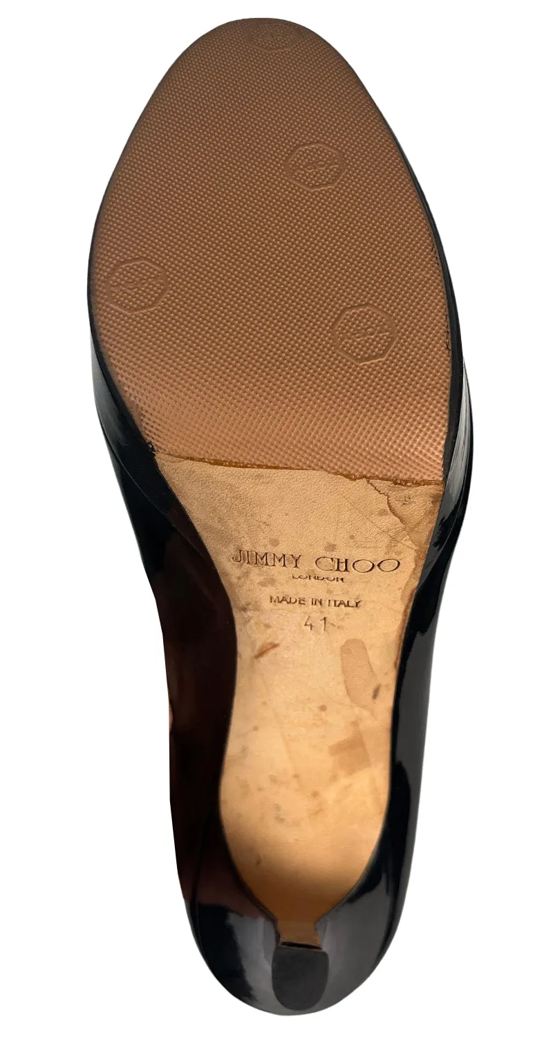JIMMY CHOO Taco Alto Charol