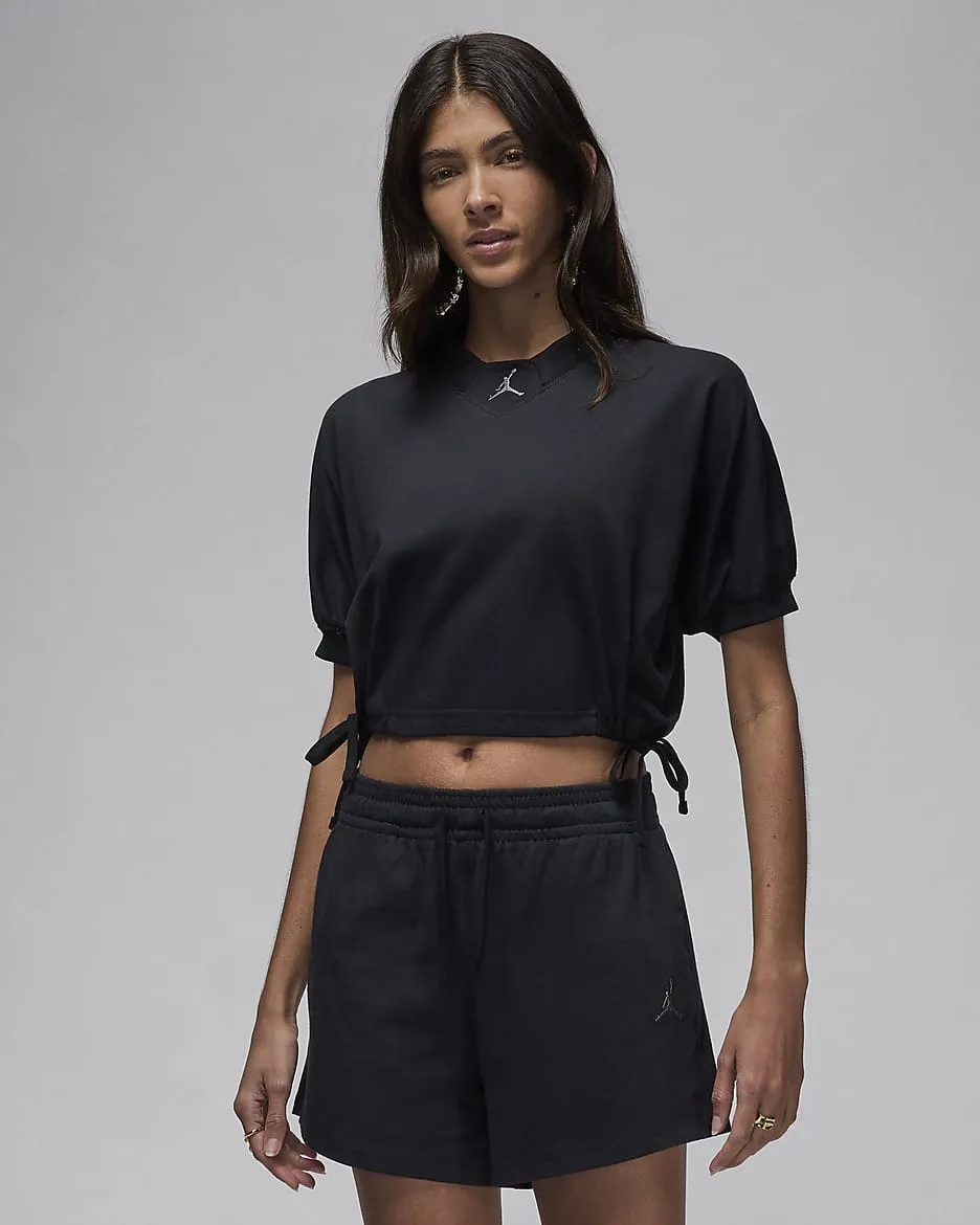 JORDAN CAMISETA CORTA DE TEJIDO KNIT  MUJER
