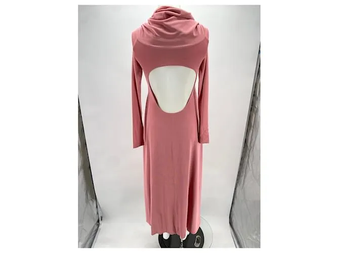 KHAITE Vestidos T.International S Seda Rosa 