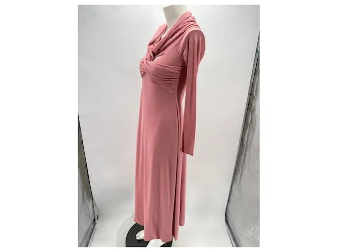 KHAITE Vestidos T.International S Seda Rosa 