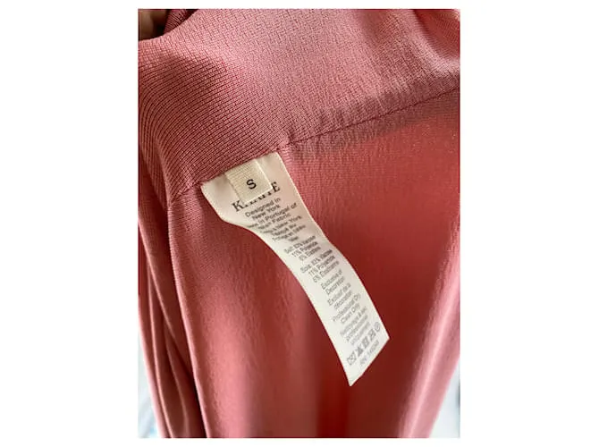 KHAITE Vestidos T.International S Seda Rosa 