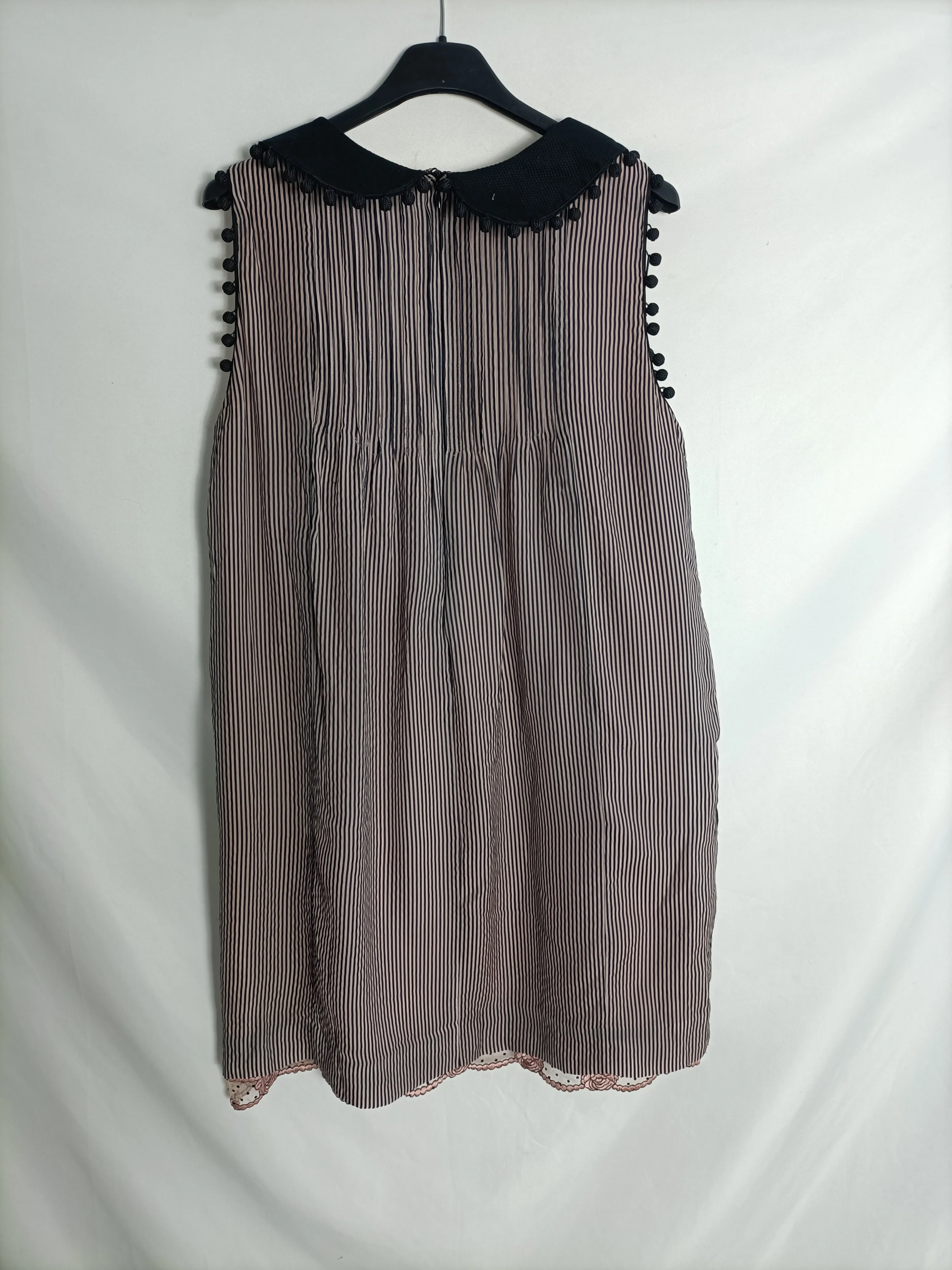 MANOUSH. Vestido corto rayas T.38