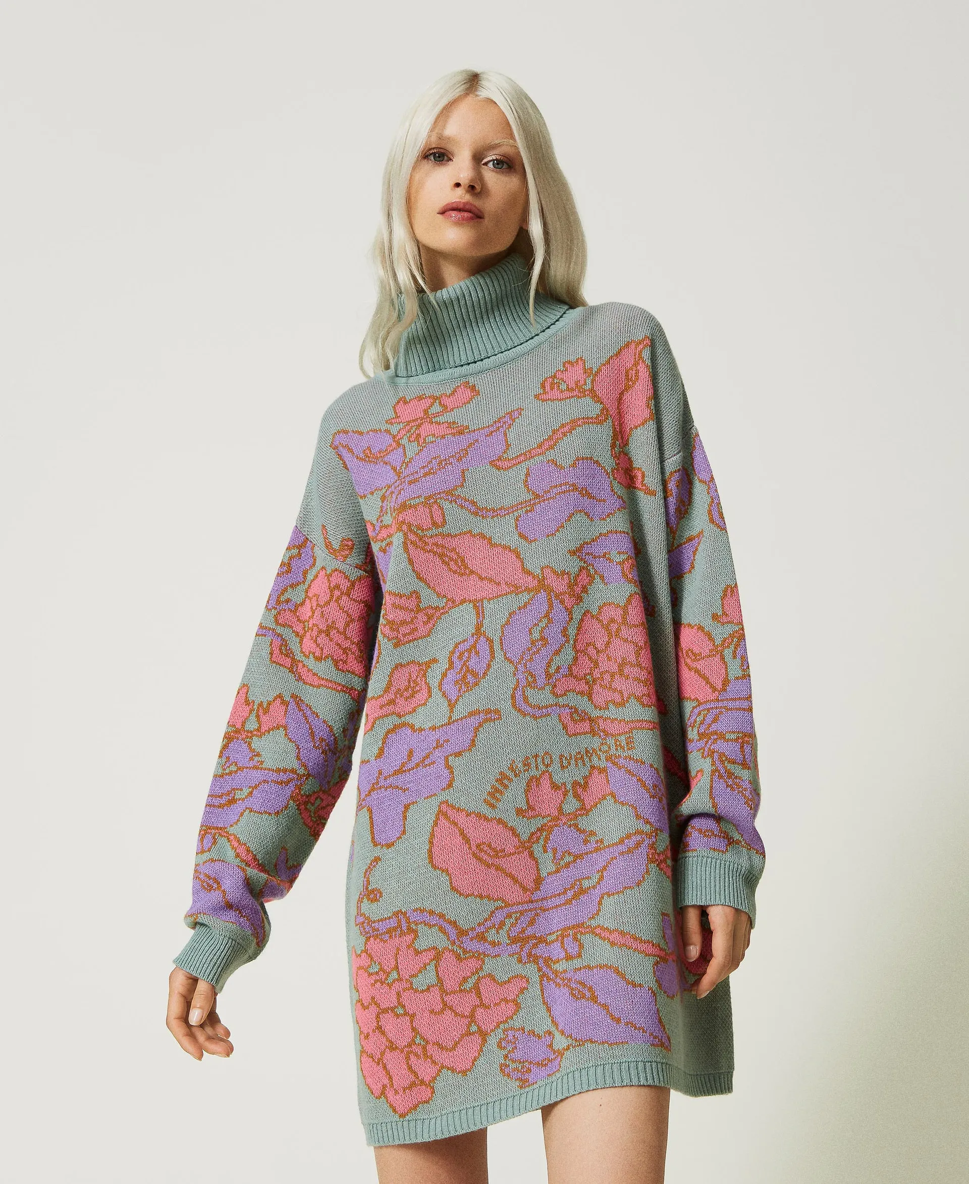 Maxijersey de jacquard en tejido Treblend