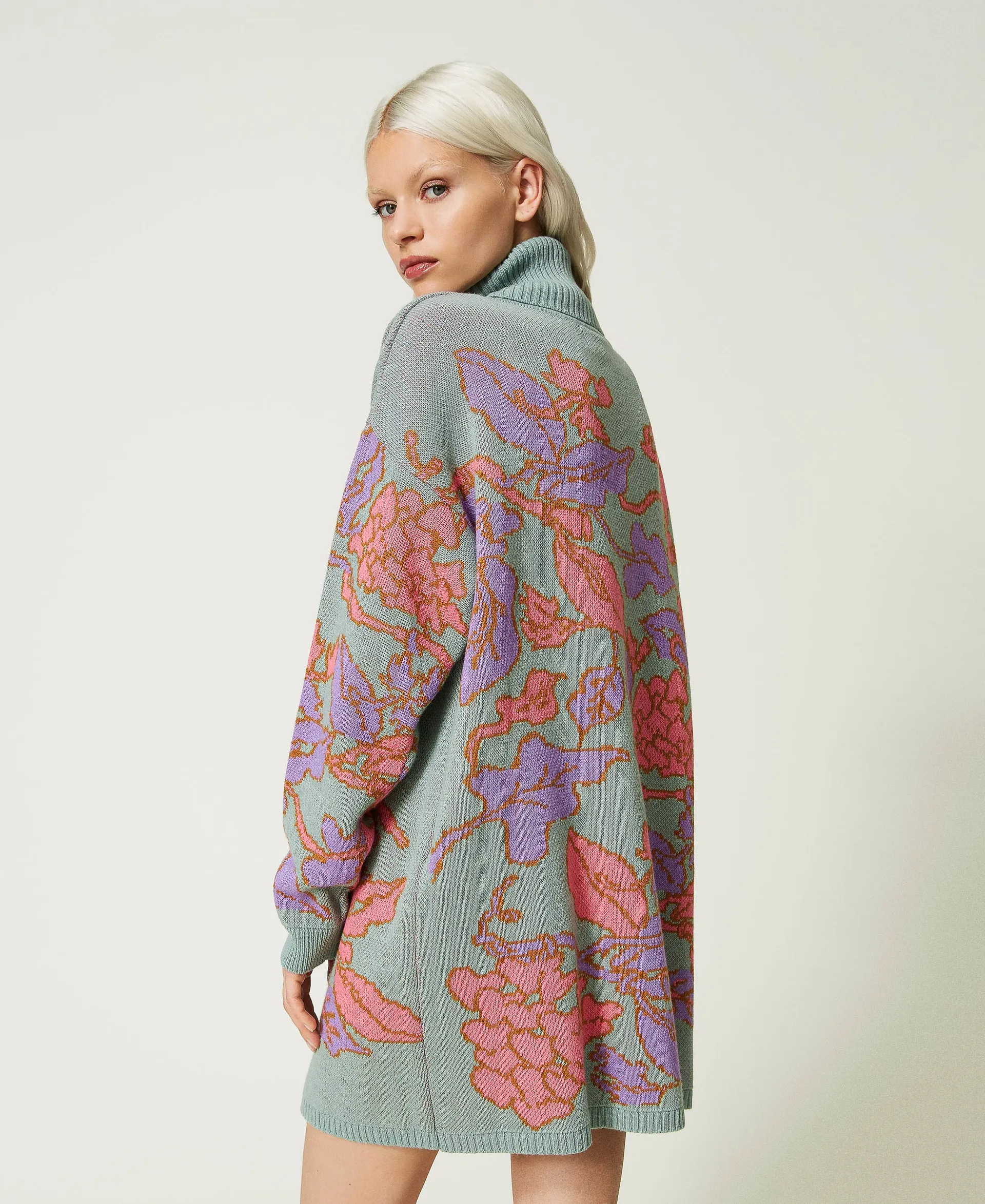Maxijersey de jacquard en tejido Treblend