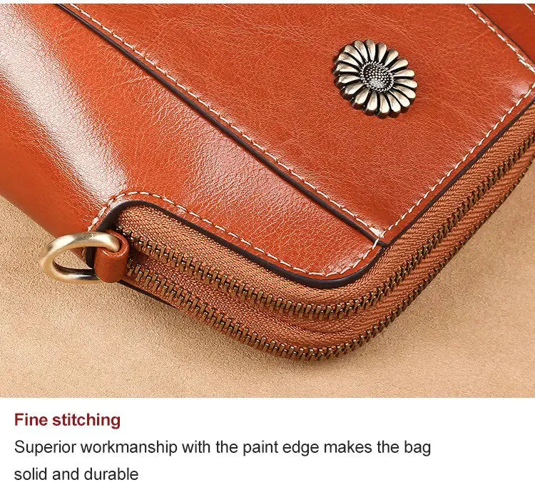 Mini bolso estilo bandolera de piel