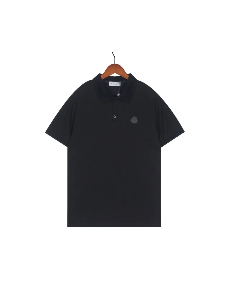 Moncler Polo Shirt Triple Black