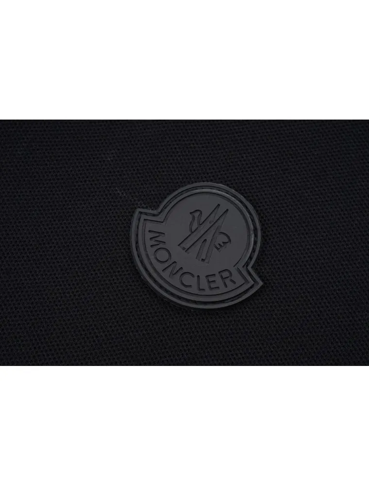 Moncler Polo Shirt Triple Black