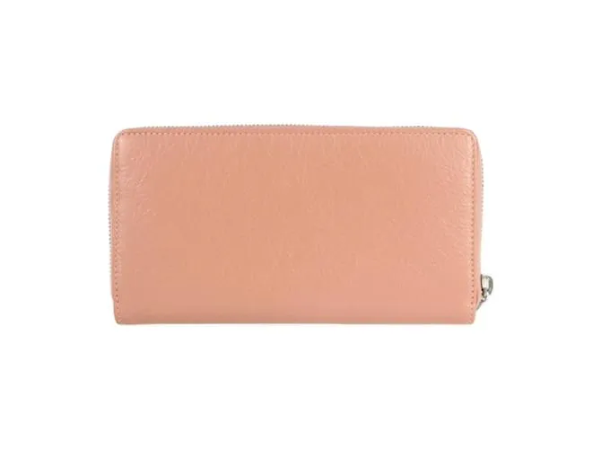 Monedero Balenciaga rosa beige 